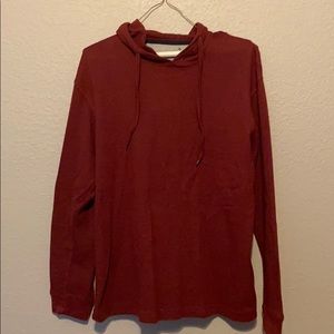 Men’s Cotton waffle knit lightweight pullover